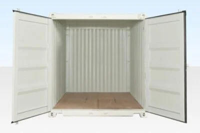 10Ft X 8Ft Shipping Container (One Trip) – White - Image 3