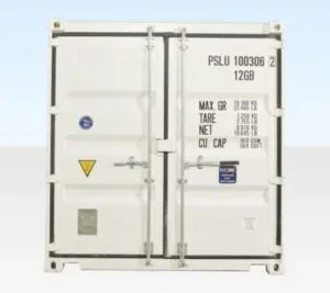 10Ft X 8Ft Shipping Container (One Trip) – White