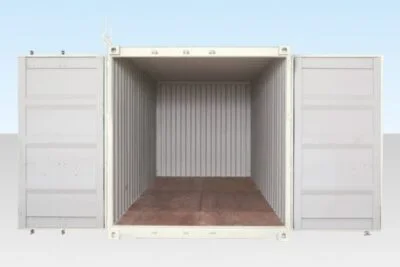 20Ft Shipping Container (One Trip) – White - Image 3